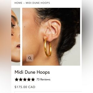 Dean Davidson MIDI DUNE hoop earrings
